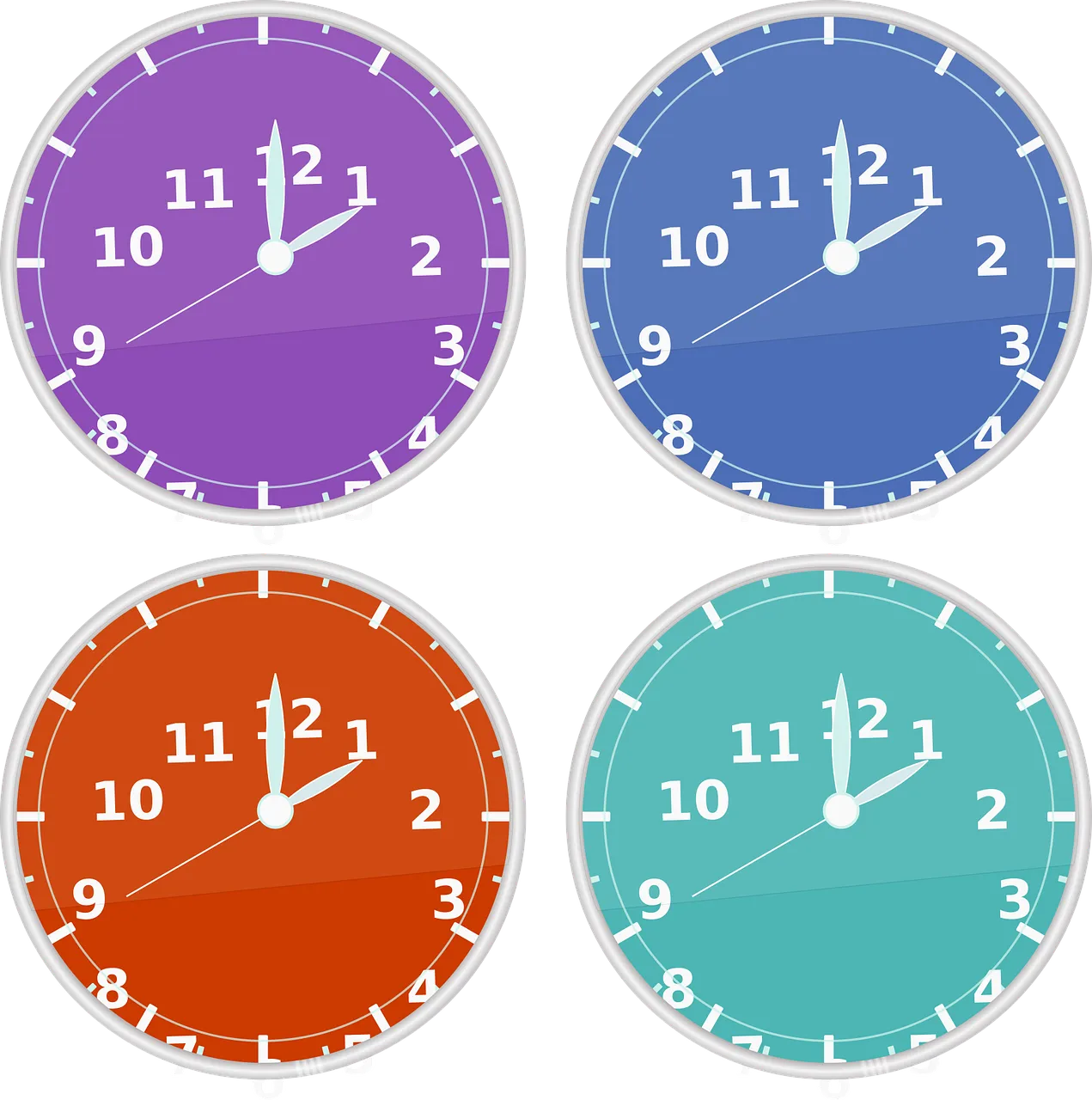 Peakeep 4 inches Twin Bell Alarm Clock with Stereoscopic Dial, Backlight, Battery Operated Loud Alarm Clock