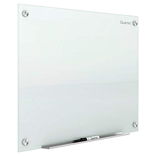 Quartet Glass Whiteboard, Magnetic Dry Erase White Board, 6' x 4', White Surface, Infinity (G7248W)