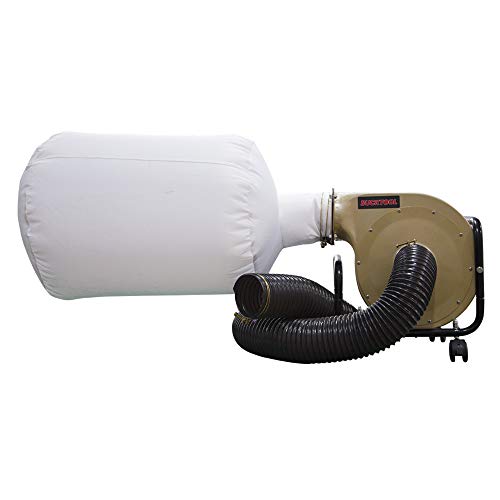 BUCKTOOL 1HP 6.5AMP Wall-mount Dust Collector with Dust Bag, 550CFM Air Flow DC30A