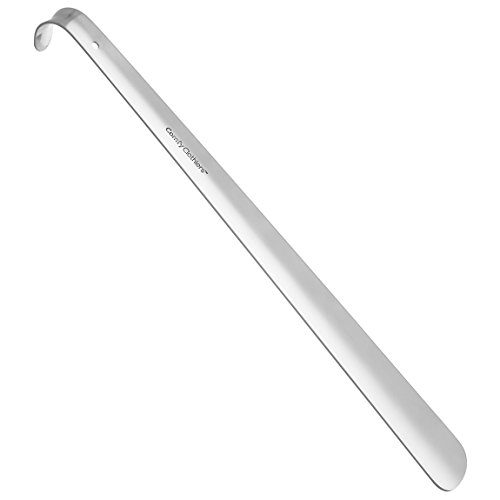 Comfy Clothiers 18-Inch Long Handled Stainless Steel Shoe Horn