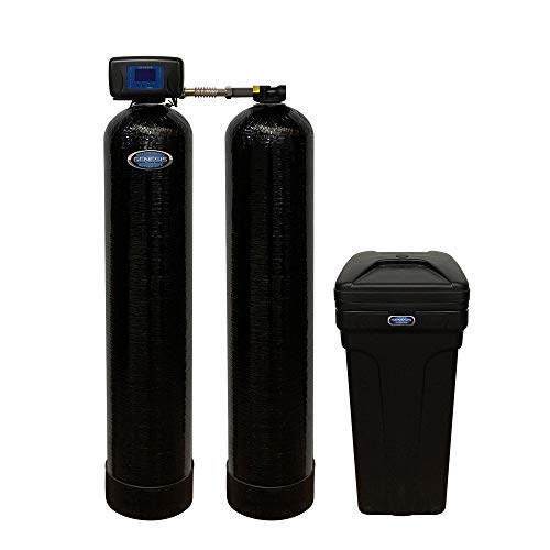 Discount Water Softeners Genesis 2 Duo 48,000 Grain Water Softener and Whole House Chlorine Filtration and Removal System, Digital Metered, High Efficiency, Direct Flow and Upflow Brining