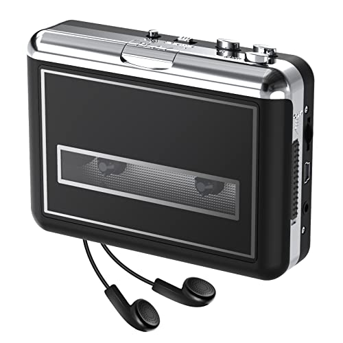 Rybozen Cassette Player Converter, Convert Tapes to Digital MP3 Portable Walkman with New Upgrade Convenient Software (AudioLAVA)