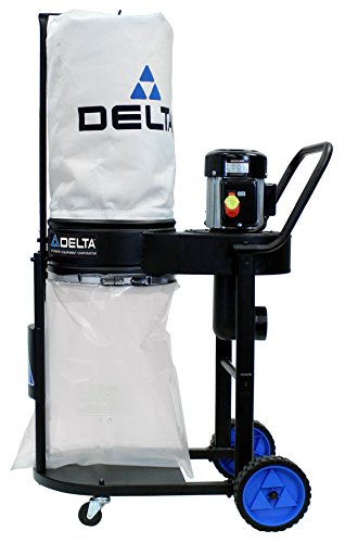 Delta Power Equipment 50-723T2 1 hp Dust Collector, Black