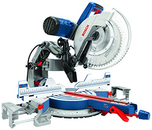 Bosch Power Tools GCM12SD - 15 Amp 12 Inch Corded Dual-Bevel Sliding Glide Miter Saw with 60 Tooth Saw Blade