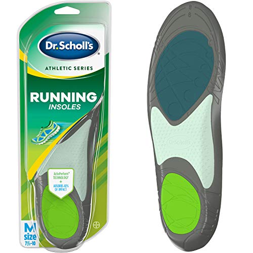 Dr. Scholl’s RUNNING Insoles // Reduce Shock and Prevent Common Running Injuries: Runner's Knee, Plantar Fasciitis and Shin Splints (for Men's 7.5-10, also available for Men's 10.5-14 & Women's 5.5-9)