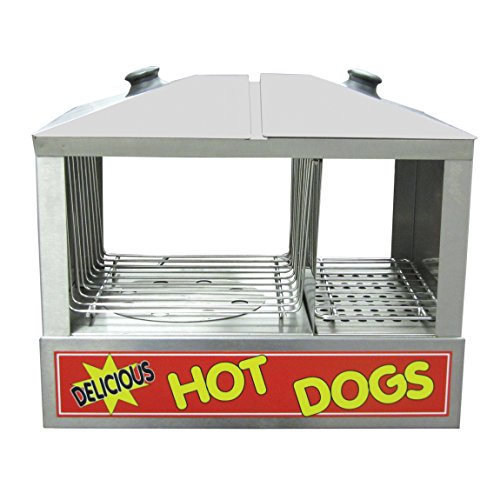 Adcraft HDS-1200W Hot Dog and Bun Steamer, Stainless Steel, 120v