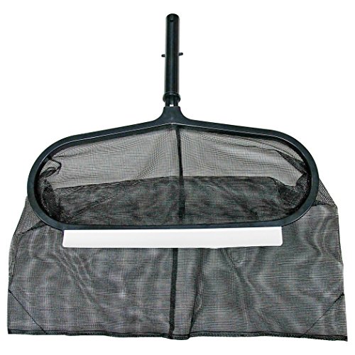 Poolmaster 21182 Solid-Core Aluminum Swimming Pool Leaf Rake with Durable Mesh Net, Premier Collection