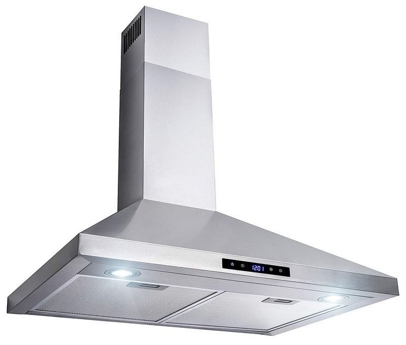 AKDY 30″ Kitchen Wall Mount Stainless Steel Touch Panel Control Range Hood
