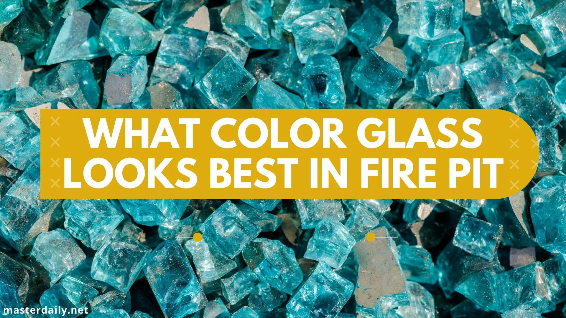 What Color Glass Looks Best in Fire Pit